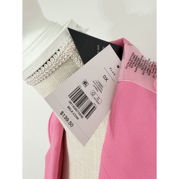 NWT The Limited Women's Pink Berry Blazer Suit Office Jacket - Size 0X NWT $139 - Picture 3 of 3